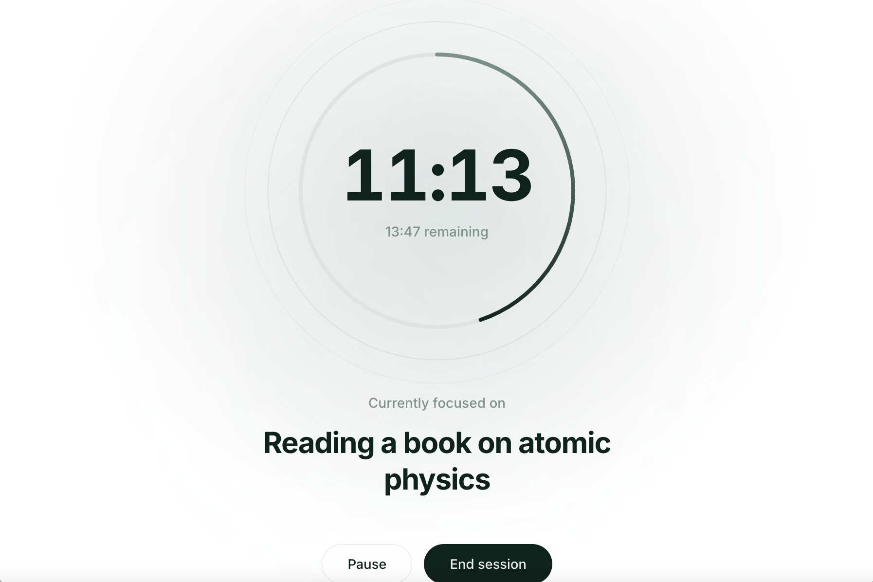 Stride — Focus session